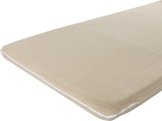 Meyco Baby Uni Campingbed Matrashoes - Sand - 60x120cm