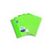 Oxford Bloc-notes A5 ligné avec marge, 80 feuilles, vert, 5 pièces