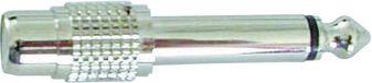 n.a. Sintron X-5044 Audio Adapter [1x Jackplug male 6,3 mm - 1x Cinch-koppeling] Zilver