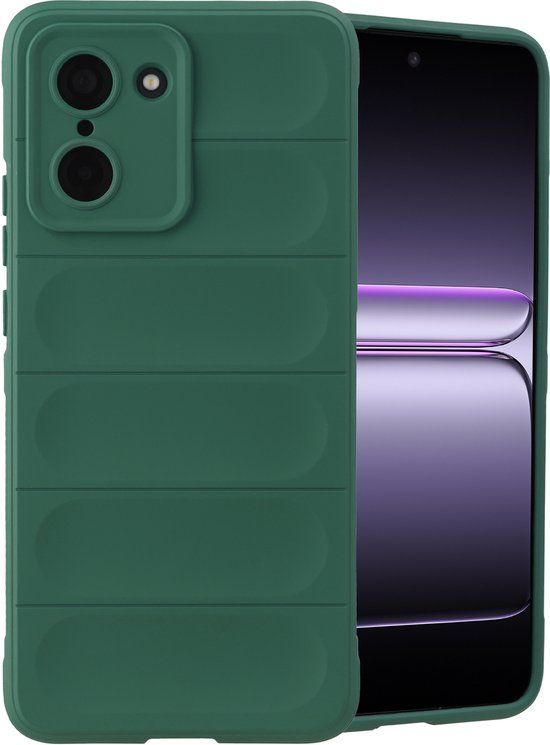 imoshion EasyGrip Backcover - Geschikt voor OnePlus Nord CE5 - Donkergroen