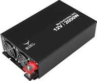 BullTron Omvormer 12 V 2000 W, 12 V/230 V, met afstandsbediening, 19,7 x 32 x 8,2 cm