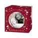 Me To You Bear My First Christmas Baby Tree Bauble, Glas, met foto, XGT92005, Blauw, goud, grijs, rood