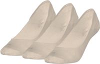 Calvin Klein Dames Footies Low Cut 3-Pack Beige