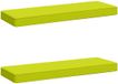 vidaXL - 2-delige bankkussens - VUGHT - 2 stuks - 100% Polyester - Felgroen
