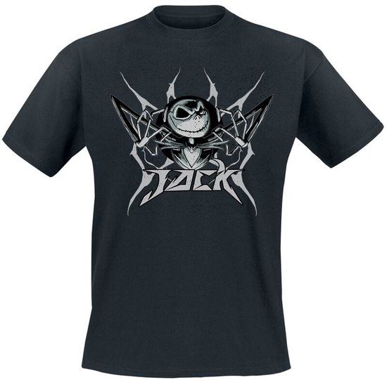 The Nightmare Before Christmas Jack Heren T-shirt - zwart - M