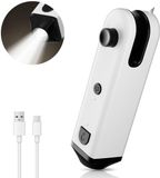 Merkloos / Sans marque Zefra B.V. 4-in-1 Zakjes Sealer met Snijmes, USB Oplaadbaar, Wit