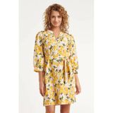 Smashed Lemon Zomerjurk met Print - Geel