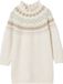 Vertbaudet Jacquard jurk in tricot voor meisjes