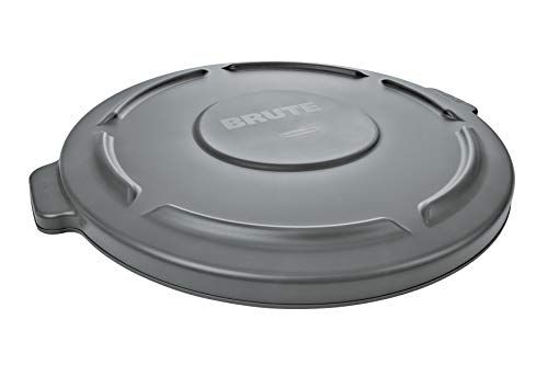 Rubbermaid Commercial BRUTE LLDPE Ronde Afval Deksel - Grijs
