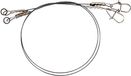 Savage Gear Single Strand Titanium Jerkbait Leader and Accessories 30cm 25kg