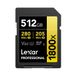 Lexar Professional 512GB SDXC UHS-II V60 Memory Card