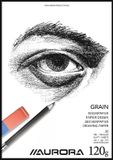 Aurora Tekenblok - Grain - Tekenpapier - Schetsblok - A4 - 120g - 20 vel