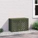 VidaXL Airconditioner hoes olijfgroen 90 x 40 x 60 cm staal
