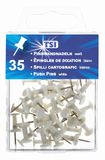 TSI prikbordnaalden 35er Packung wit