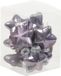 Othmar Decorations Kerstornamenten - sterren - 12x st - lila paars - 4 cm - glas