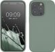 kwmobile telefoonhoesje geschikt voor Apple iPhone 14 Pro - Hoesje met siliconen coating - Smartphone case in Regenwashed groen