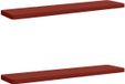 vidaXL - 2-delige - Bankkussens - VUGHT - 2 - st - 100% - Polyester - Rood