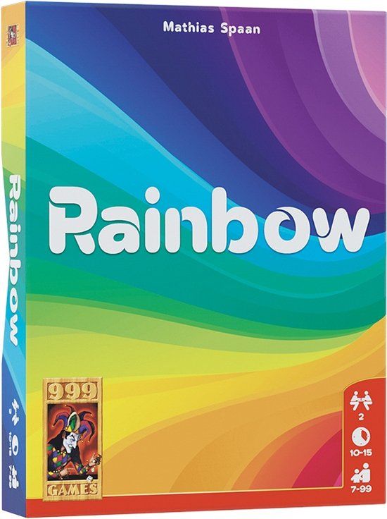 999 Games Rainbow - Kaartspel - 2 spelers | Denkspel | Nederlands