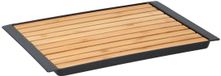 Alpina Broodplank met kruimelopvangbak - bamboe - 38x27x2cm