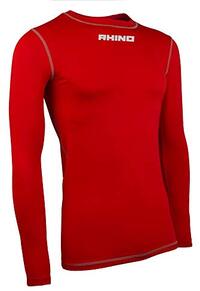 Rhino Unisex-Jeugd Tagless Baselayer - Rood - 13/14yrs