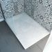 Aurlane Rock 2 White Douchebak - 90x140cm - Mat Wit - SMC Composiet