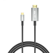 XO Design Audio- en Videokabel USB-C - HDMI GB019, 1.8m, Zwart