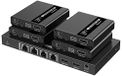 PremiumCord HDMI 1-4 splitter + extender via CAT6/6a/7, Ultra HD 4K @30Hz bij 70m, metalen behuizing, 4 ontvangers met voedingen, Dolby TrueHD, 3D, EDID, CEC, HDCP2.2