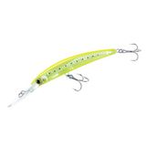 Yo-Zuri Crystal 3D Minnow Deep Diver Lokken, Chartreuse Zilver, 6-Inch