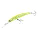 Yo-Zuri Crystal 3D Minnow Deep Diver Lokken, Chartreuse Zilver, 6-Inch