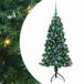 vidaXL Hoek Kunstkerstboom met 150 LED Groen 150 cm PVC en Metaal