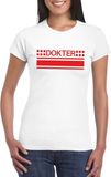 Bellatio Decorations Dokter logo wit shirt voor dames - Hulpdiensten verkleedkleding XL