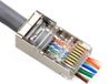 Nowlinq Cat6 RJ45 Stekkers met doorsteek - 10 stuks - metaal afgeschermd