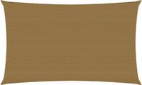 vidaXL Zonnezeil 2,5x5m HDPE Taupe