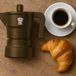 Pezzetti cafetière italienne Solidexpress, aluminium, 6 tasses, kaki