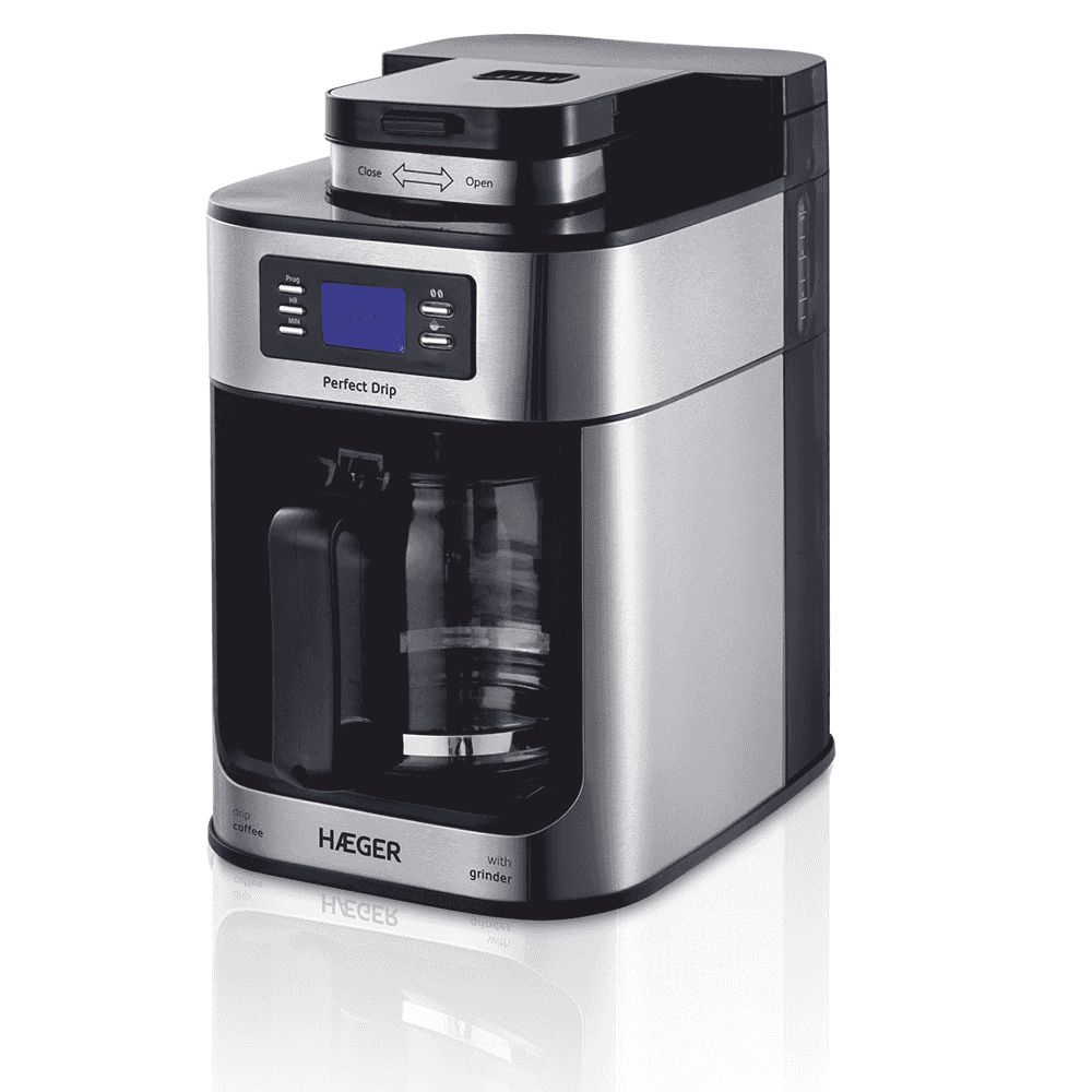 Haeger CM-10B.010A Filter Coffee Maker - 1.25L - Black/Silver