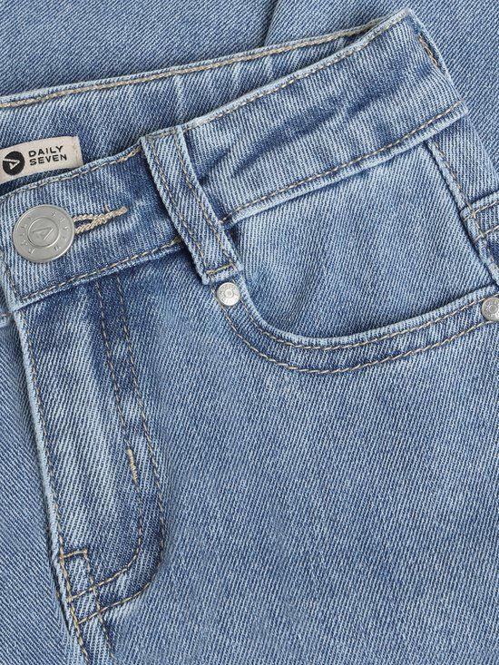 Daily 7 jongens denim straight fit jeans blauw 116