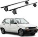 Omac Porte-bagages de toit en acier pour Suzuki Alto CA-CL-HA, année 1986-2002, capacité de charge 75 kg, 2 pièces, noir