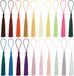 OEM Dailygoods - Boekenlegger Magnetisch - 300 Stuks - Zijden Flossen - Kleurrijke Boekenleggers - DIY Projecten - Sieraden Maken - 13 cm Lengte - Flosjes