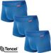 Undiemeister Korte Boxershort Heren - Iced Glacier (IJsblauw) - 3-Pack - Tencel - Zijdezacht - Ademend - Anti-Bacterieel & Naadloos Ondergoed - Premium Onderbroeken Heren - Maat XXL