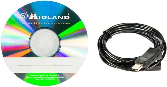 Midland PRG 10 Programmer for G10 G11 G14 CT890 510 710 - Data Cable - USB 2.0 A Male