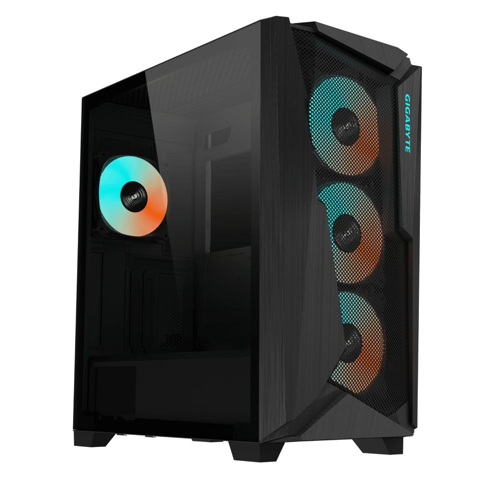 GIGABYTE C301 GLASS Midi Tower - Zwart