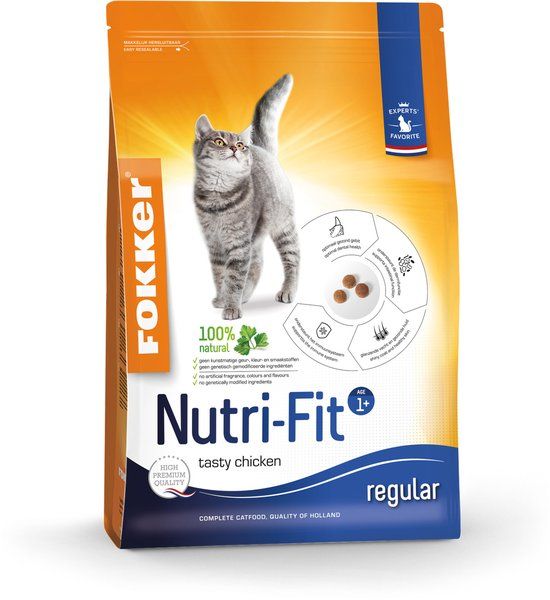 Fokke, R. Cat Nutri-Fit Kip 10 kg