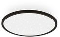Briloner Led-paneel, sterrenhemel, neutraal wit licht, zwart, 30 x 4 cm