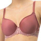 Mey Luxurious T-shirt bh met spacer cups, voorgevormd, beugel, medium ondersteuning, 75B, oudroze