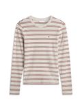 TOMMY HILFIGER Chemise 'CODY' écru / marron