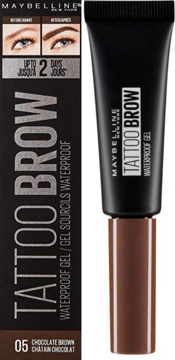 Maybelline Tattoo Brow Waterproof Wenkbrauwgel - 05 Chocolate Brown