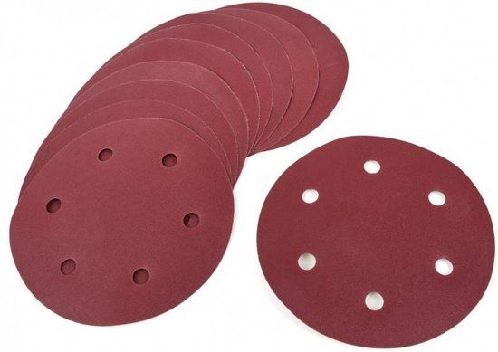 Merkloos HBM 180 mm 10-delige K60 schuurschijfset
