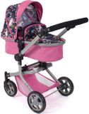 Bayer Chic 2000 Combi Poppenwagen Mika - Unicorn - Rose/Marine