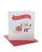 Boofle Kerstkaart van de kat - schattig ontwerp