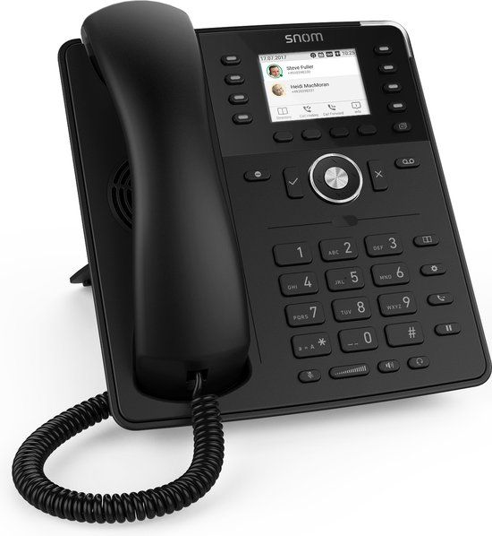 Snom D735 IP-telefoon - Zwart - Antwoordapparaat